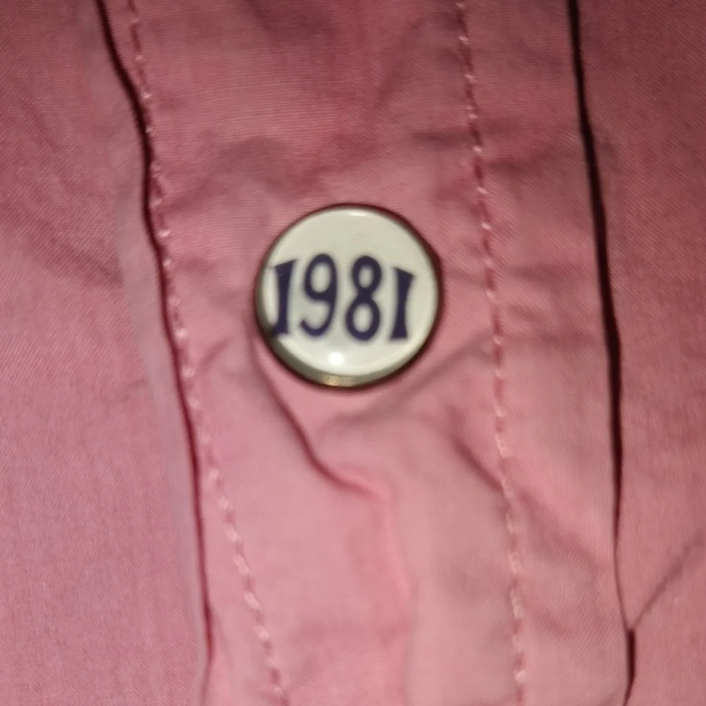 Guess Pink Button Down Casual Shirt Tailored Fit - Picture 6 of 9